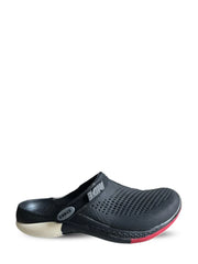 CROCS LITERIDE 360 BLACK CLOGS MULTI