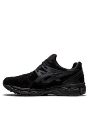 Asicss gel kayano black suede
