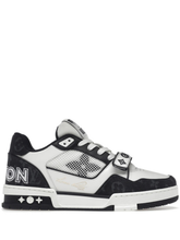 louiss vuittonn Trainer Stripe BLACK WHITE