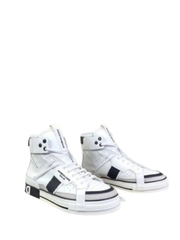 Dolce Gabbana Custom 2 Zer0 Panelled High Top White Black