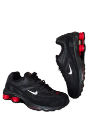 Nikee Shox Ride 2 Black University Red Silver