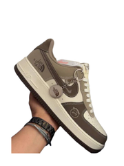 Nikee Airforce 1 Thee North Face Mocha 445