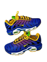 Nikee airmax plus tn flamingo gold purple black gym running shoes trainers