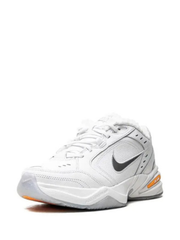 Nikee air monarch iv snow day white total orange metallic silver