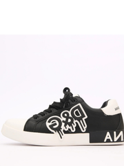 dolcee gabbana BLACK WHITE casual shoes SALE