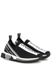 Dollcee & Gabbanaa Black White Slip On Sorrennto 705