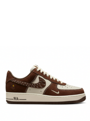 Bape x Nikee Airforce 1 Beige Brown 1st Leather