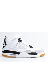 Nikee Air Jordan 4 SB White and Black