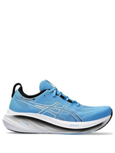 Asics men gel nimbus running shoes blue white