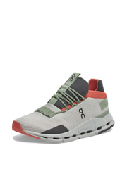 On Cloudnova Silver Orange Cloudtec Athletic