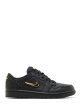 Nikee Air Jordan Retro 1 Make Black Metallic Gold 135
