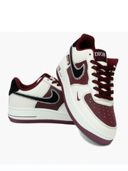 Nike Airforce 1 Low X Dior Maroon Beige