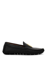 Roberto Cavalli Black Leather Loafer