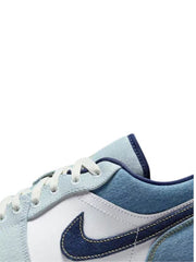 nikee Air Jordan 1 Low Se Denim Star Blue 400 - 3