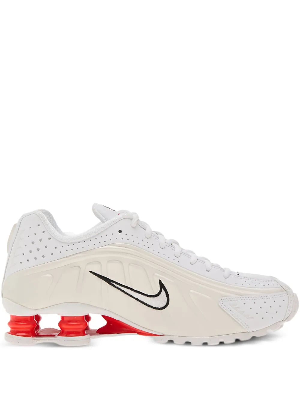 nikee Shox R4 White Red Phantom - 1