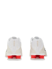 nikee Shox R4 White Red Phantom - 5