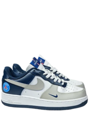 nikee airforce 1 paris saint german psg grey blue - 3