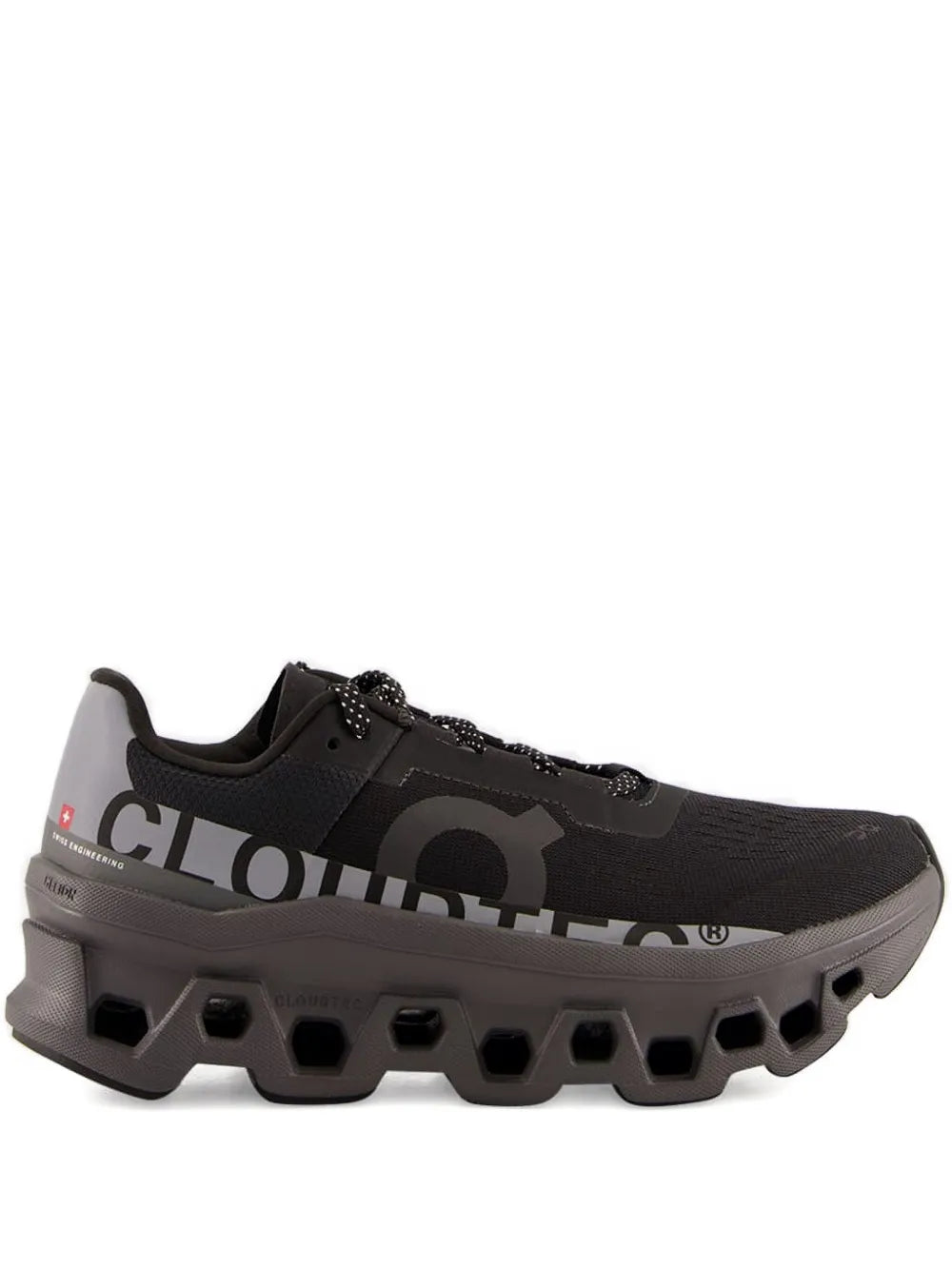 on cloudmonster Black white - 1