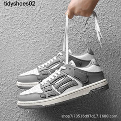 amirii skeleton low top grey