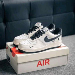 Nikee. Air Force 1 07 Violent Bear Joint Linen Being Black