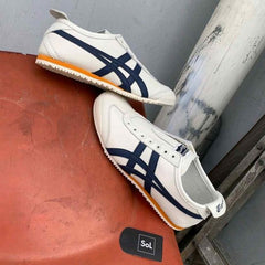 Onitsukaa Tigerr Mexico 66 Slip On Navy Orange 1187