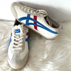 onitsukka tiger maxico 66 white blue red vin
