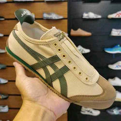 Onitsukaa Tigerr Mexico 66 Slip On Beige Grass Green 1251