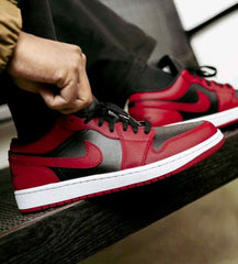 air jordan 1 low Gym red black