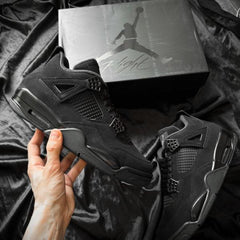 Nik.e Air Jordan 4 Black Cat Semi UA