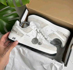Nikee AirForce Low Guccii Print