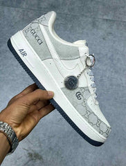 Nikee AirForce Low Guccii Print