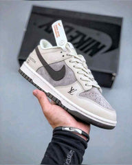 Nikee SB Dunk Low X Louiss Vuitton Gray 404