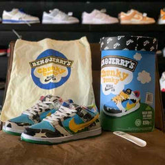 Nikee SB Dunk Low Chunky Dunky BEN AND JERYY UA Quality Fix 630