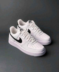 nikee airforce 1 low white black swoosh