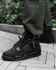 Nikke Air Jordan 4 Black Cat Semi UA
