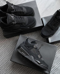 Nikke Air Jordan 4 Black Cat Semi UA