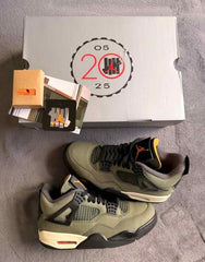 Nikee Air Jordan Retro4 x undefeatedDeep Green 2423