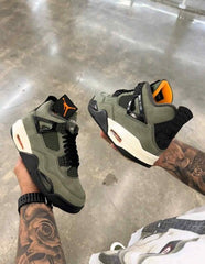 Nikee Air Jordan Retro4 x undefeatedDeep Green 2423
