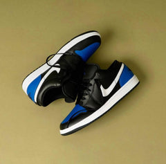 Nikke Air Jordan 1 Low Black Royal Toe