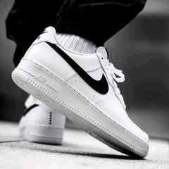Nikkee Airforce 1 Low White Black Swoosh