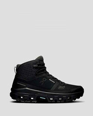 On Cloudrock Waterproof Mid Hiking Boots - Black