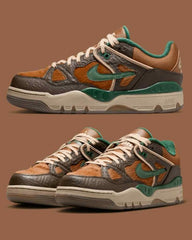 Nikee X Nigo AirForce 3 Low Baroque Brown and Pecan 1199