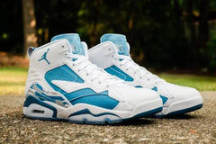 NIK.E JORDAN JUMPMAN MVP 678. WHITE INDUSTRIAL BLUE