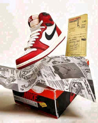Nikee Air Jordan Retro 1 Lost And Found 466