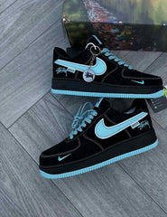 NikeE Airforce 1 Low X Stussy X Black Blue