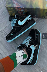 NikeE Airforce 1 Low X Stussy X Black Blue