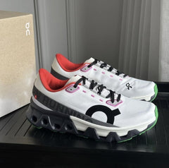 On Cloud Monster Silver Iron Red