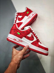 Airforce 1 low x Louis Vui_tton Red