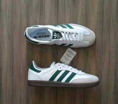Adidass Samba White Green fix