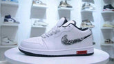 Nikee Air Jordan Retro 1 X Louiss Vuitton White Black 898